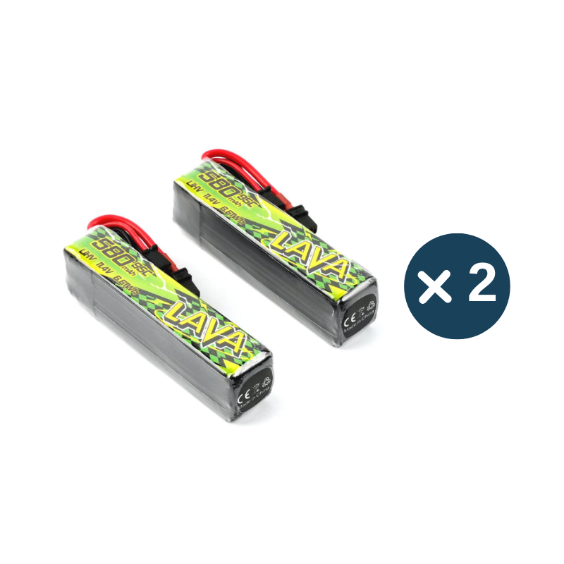 Акумулятори BetaFPV LAVA II 3S 11.4V 580mAh (2шт)