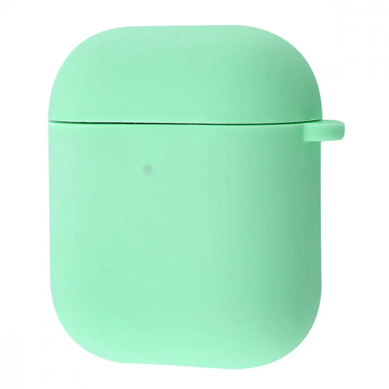 Чохол AirPods 1/2 Silicone case Full Mint Gum