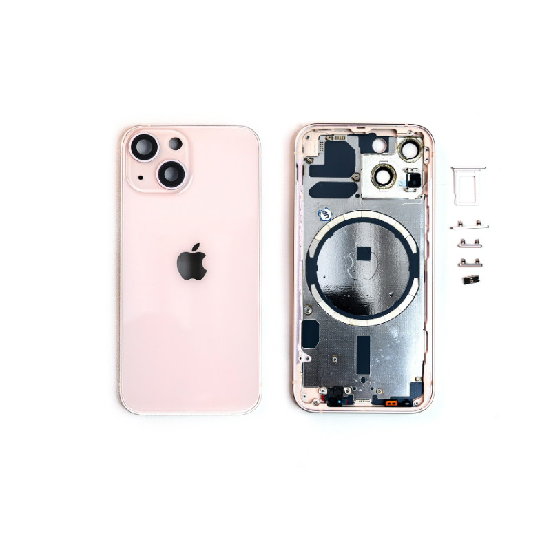 Корпус iPhone 13 Pink EU (с сим-лотком, магнитами и кнопками)