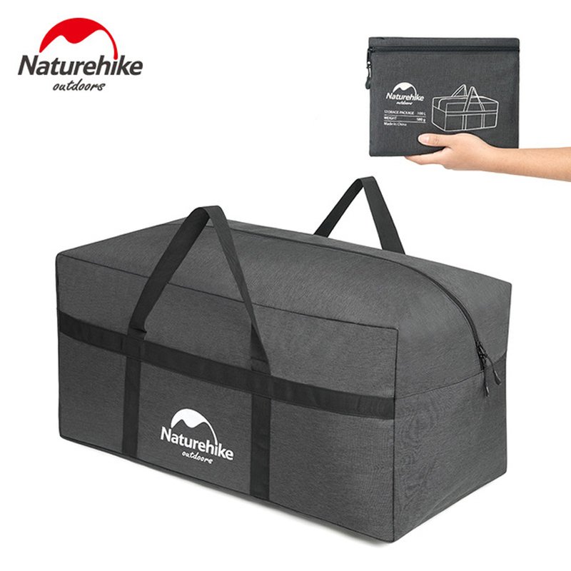 Сумка для зберігання портативна Naturehike NH17S021-L, 100 л, темно-сірий - фото 1 Сумка для зберігання портативна Naturehike NH17S021-L, 100 л, темно-сірий - фото 1