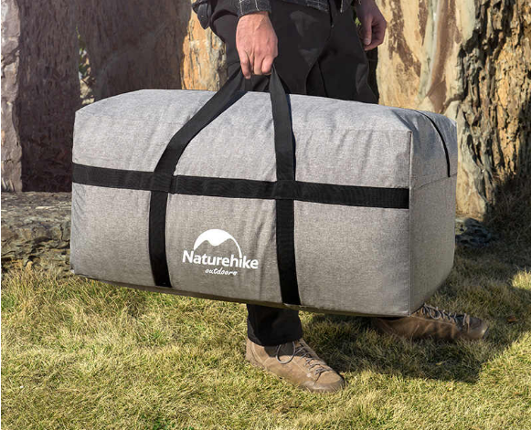 Сумка для зберігання портативна Naturehike NH17S021-L, 100 л, темно-сірий - фото 5 Сумка для зберігання портативна Naturehike NH17S021-L, 100 л, темно-сірий - фото 5