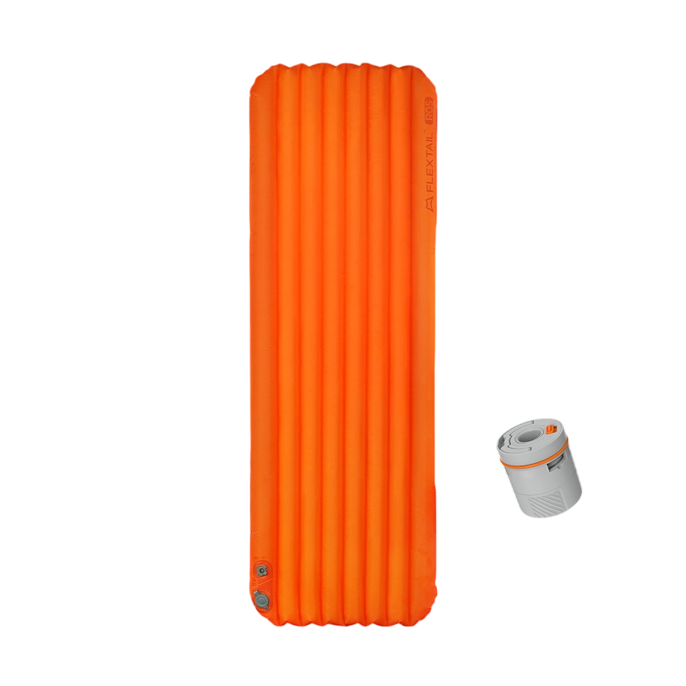 Коврик самонадувающийся Flextail Tiny Slleeping Pad R05 AVS, размер L (196 х 55 х 7 см), оранжевый - фото 1 Коврик самонадувающийся Flextail Tiny Slleeping Pad R05 AVS, размер L (196 х 55 х 7 см), оранжевый - фото 1