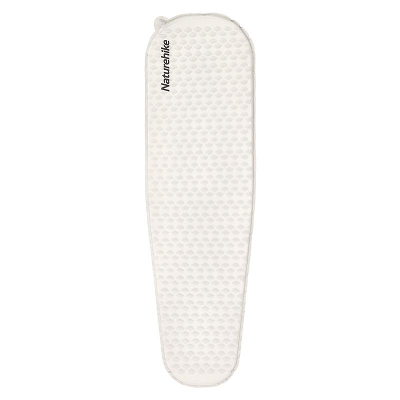 Матрас туристический одноместный надувной Naturehike CNK2300DZ013, 185x55x3.5 см, светло-серый, овальный - фото 1 Матрас туристический одноместный надувной Naturehike CNK2300DZ013, 185x55x3.5 см, светло-серый, овальный - фото 1