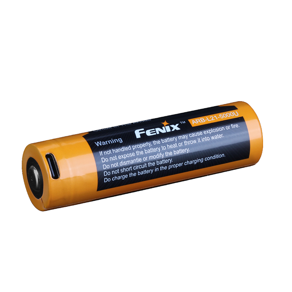Аккумулятор 21700 Fenix ARB-L21-5000U usb Type-C зарядка - фото 2 Аккумулятор 21700 Fenix ARB-L21-5000U usb Type-C зарядка - фото 2