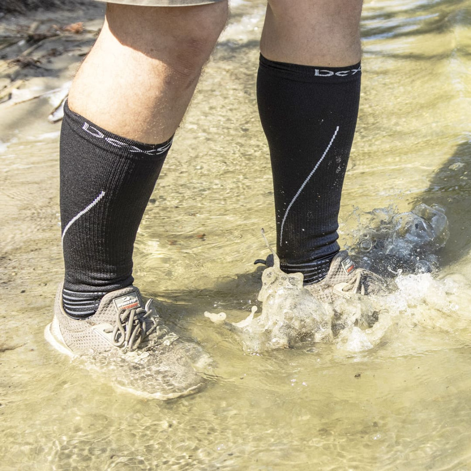 Носки водонепроницаемые Dexshell Compression Mudder, р-р S, серые - фото 18 Носки водонепроницаемые Dexshell Compression Mudder, р-р S, серые - фото 18