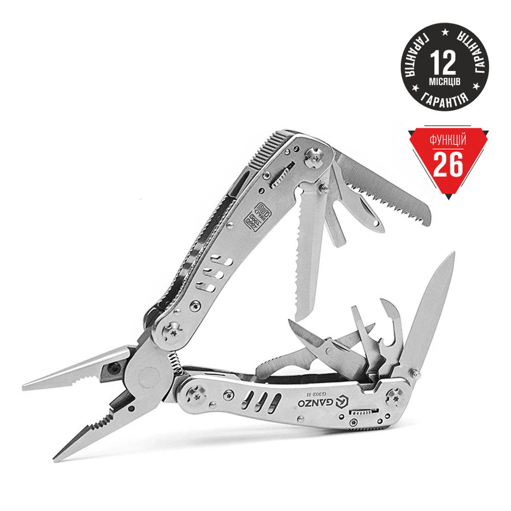 Мультитул Multi Tool Ganzo G302-H - фото 1 Мультитул Multi Tool Ganzo G302-H - фото 1
