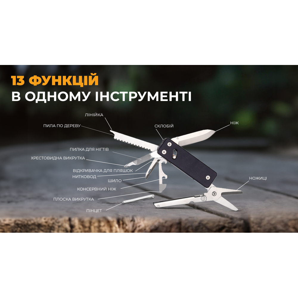 Мини мультитул Roxon KS2E, черный - фото 13 Мини мультитул Roxon KS2E, черный - фото 13