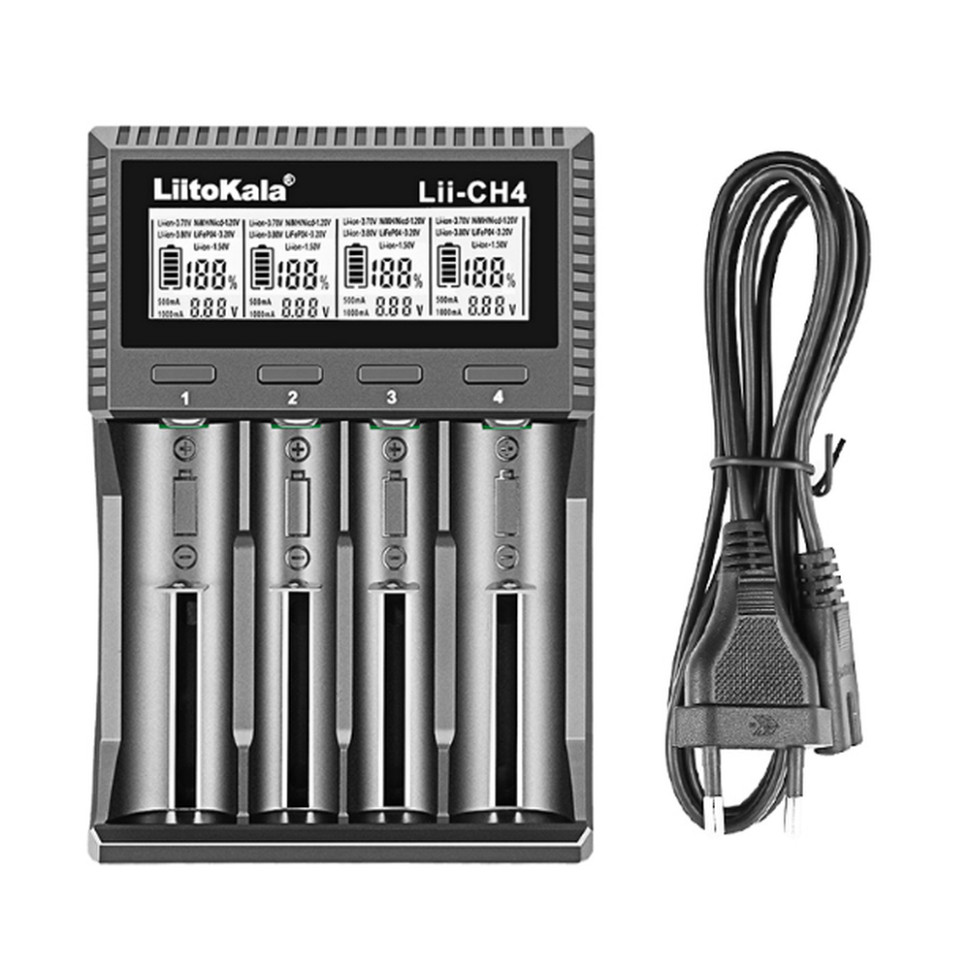 Универсальное зарядное устройство LiitoKala Lii-CH4 5V 2A на 4 канала