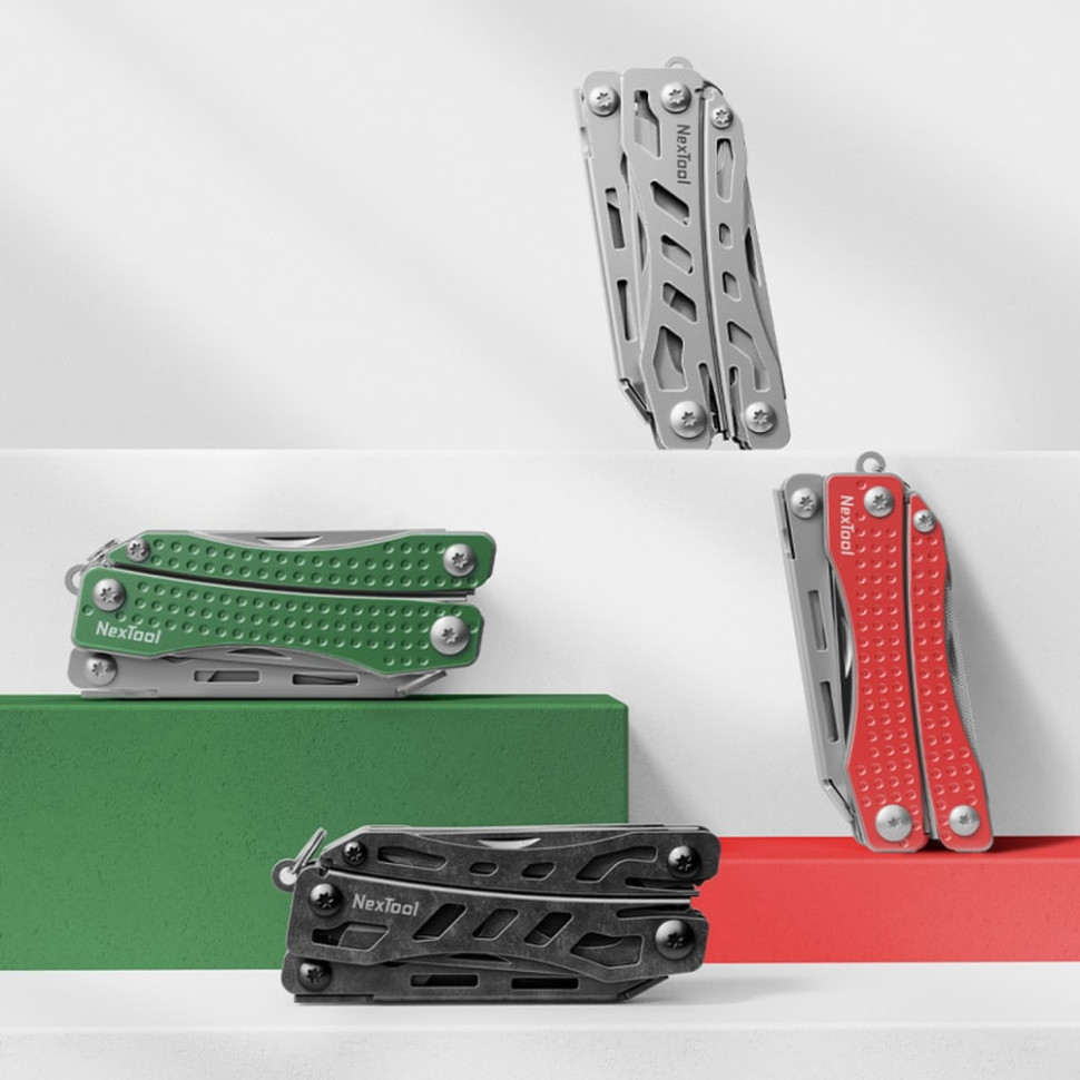 Мультитул NexTool Mini Flagship зеленый - фото 4 Мультитул NexTool Mini Flagship зеленый - фото 4