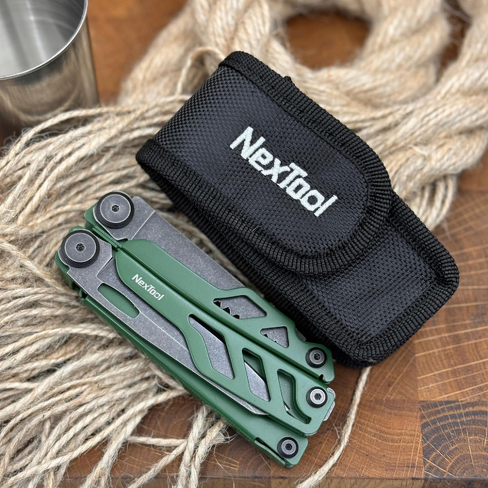 Мультитул NexTool Flagship Pro, зеленый - фото 10 Мультитул NexTool Flagship Pro, зеленый - фото 10