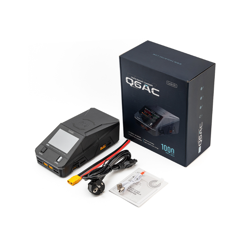 Зарядний пристрій ToolkitRC Q6AC (AC400w/DC1000w)