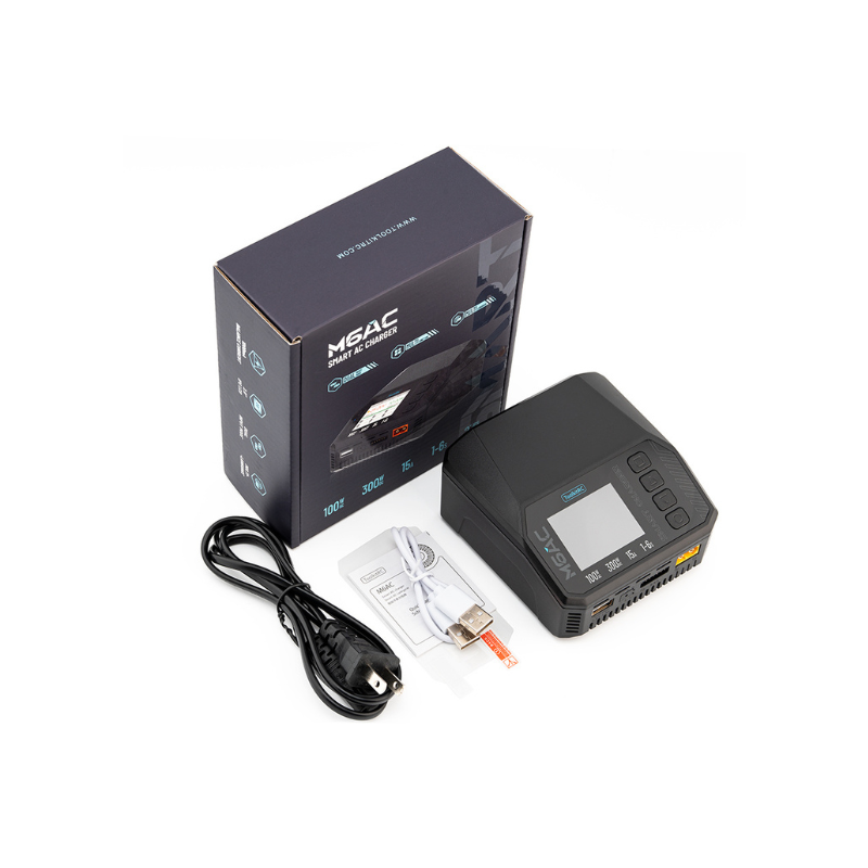 Зарядний пристрій ToolkitRC M6AC (300W DC,100W AC) (TK13800-EU) - фото 4 Зарядний пристрій ToolkitRC M6AC (300W DC,100W AC) (TK13800-EU) - фото 4