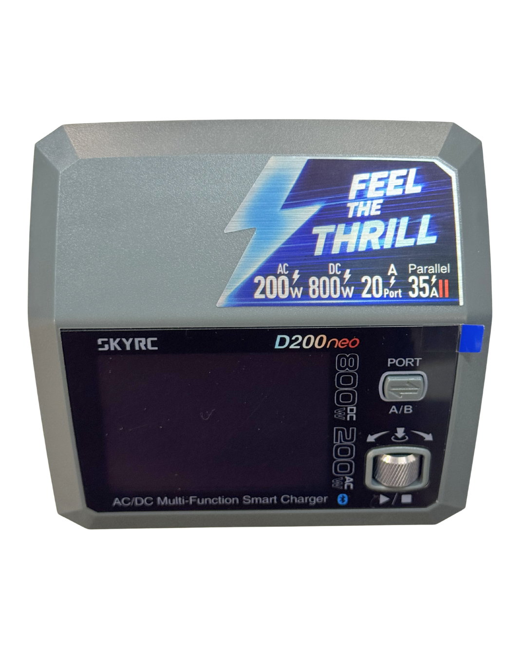 Зарядний пристрій SkyRC D200 neo 200W/800W з блоком живлення на два порти для RC моделей FPV дронів